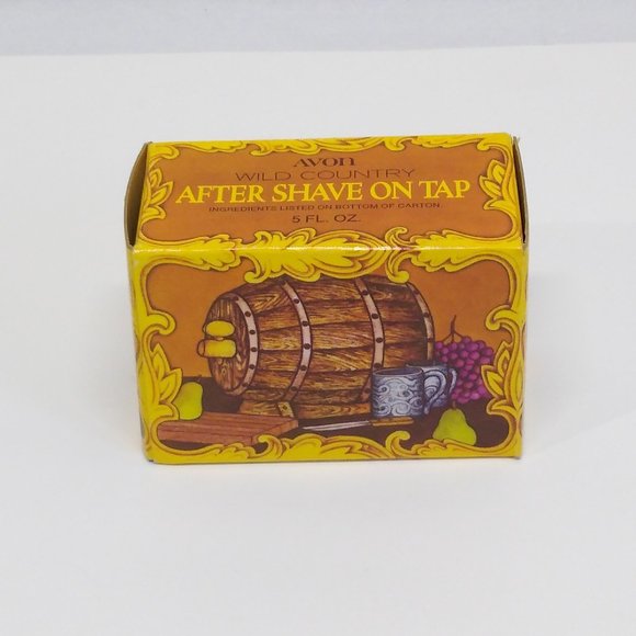 Avon Wild Country After Shave On The Tap Bottle (Empty) & Box - Picture 7 of 11